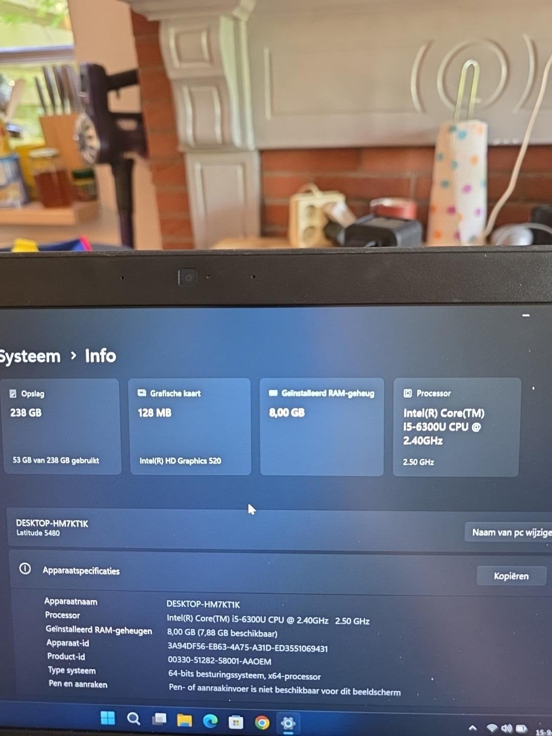 Te koop aangeboden: goed werkende Dell Latitude 5480, Computers en Software, Ophalen of Verzenden, 256 GB, 8 GB, 2 tot 3 Ghz