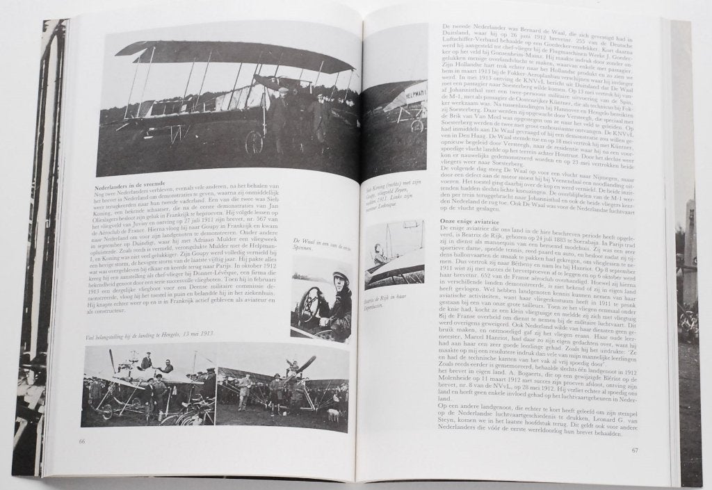 Aviateurs van het Eerste Uur: Nederlandse Luchtvaart 1984, 20e eeuw of later, Wim Schoenmaker, Thijs Postma, Ophalen of Verzenden