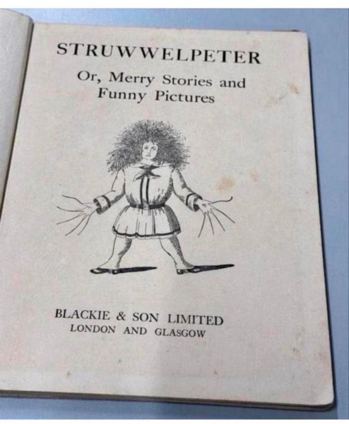 Struwwelpeter Merry Stories & Funny Pictures Vintage - 1940, Ophalen of Verzenden