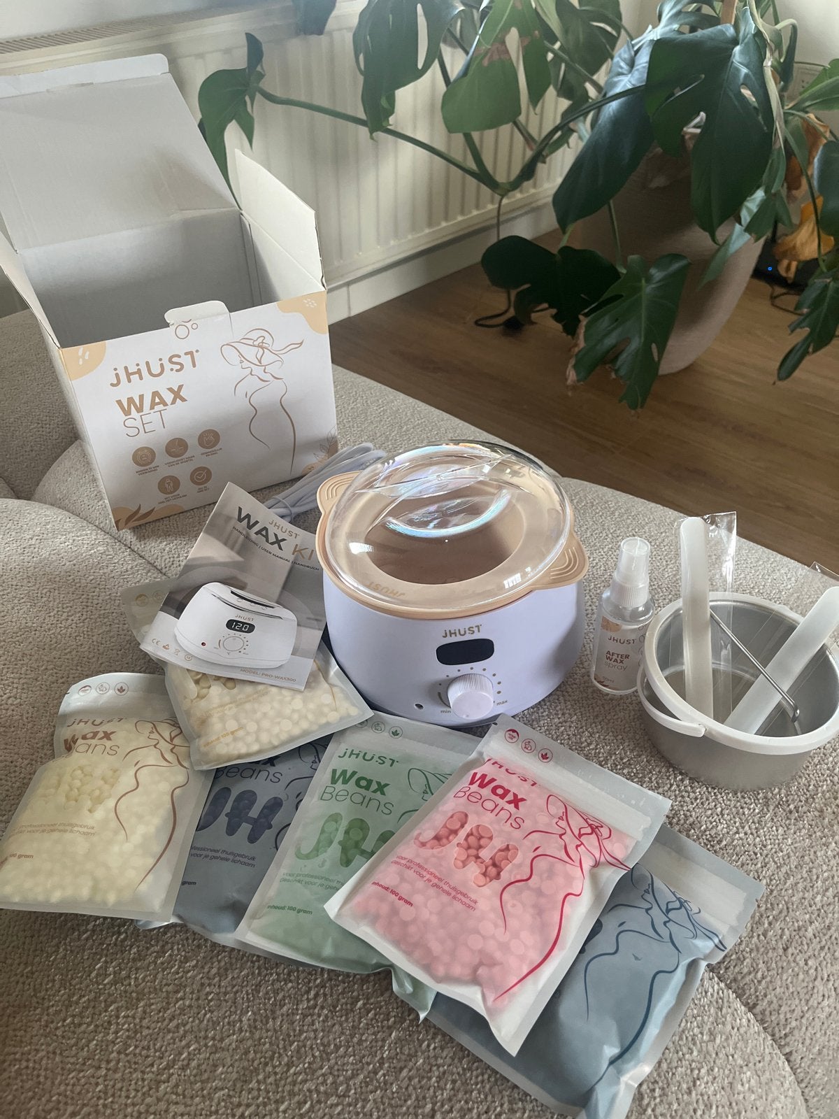 Volledige JHUST Wax Set - Ontharen Thuis., Verzenden, Zo goed als nieuw, Overige typen