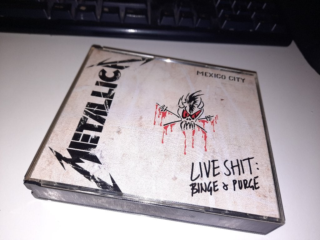 3 CD BOX RARE Metallica Live Shit: Binge & Purge Mexico City, Ophalen, Gebruikt
