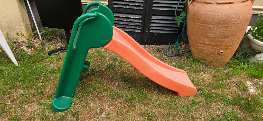 Plastic glijbaan, Kinderen en Baby's, Speelgoed | Buiten | Speeltoestellen, Ophalen, Gebruikt, Glijbaan