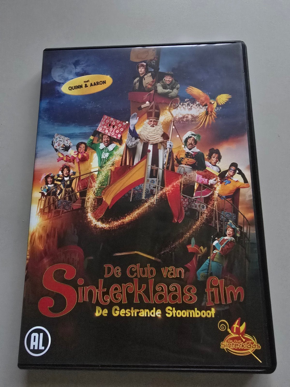 Dvd de club van sinterklaas de gestrande stoomboot, Alle leeftijden, Zo goed als nieuw, Komedie, Film