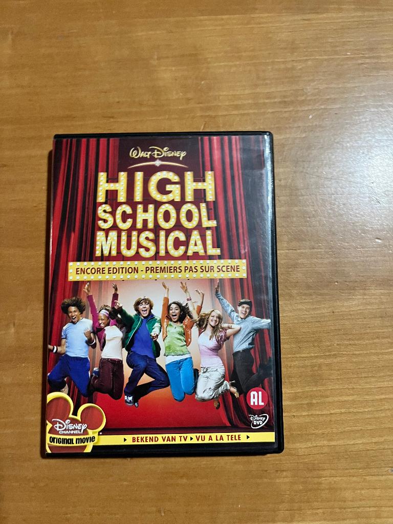 DVD high school musical, Alle leeftijden, Overige genres, Ophalen of Verzenden, Zo goed als nieuw