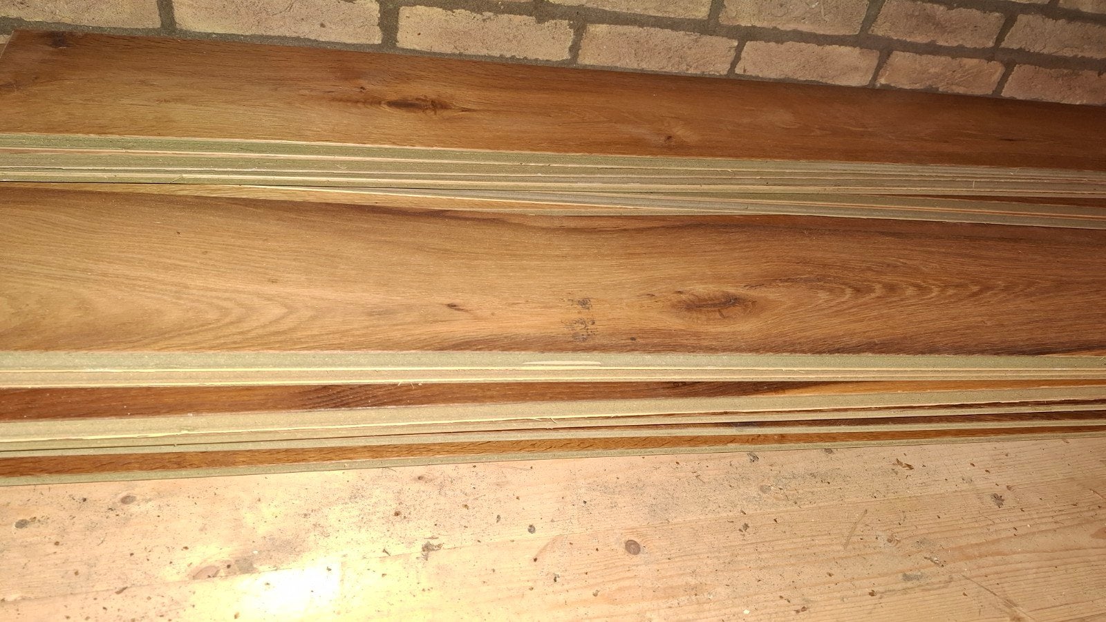 Nieuw eiken lamelparket 7,5 m2, Nieuw, 5 tot 10 m², 10 tot 30 cm, Hout