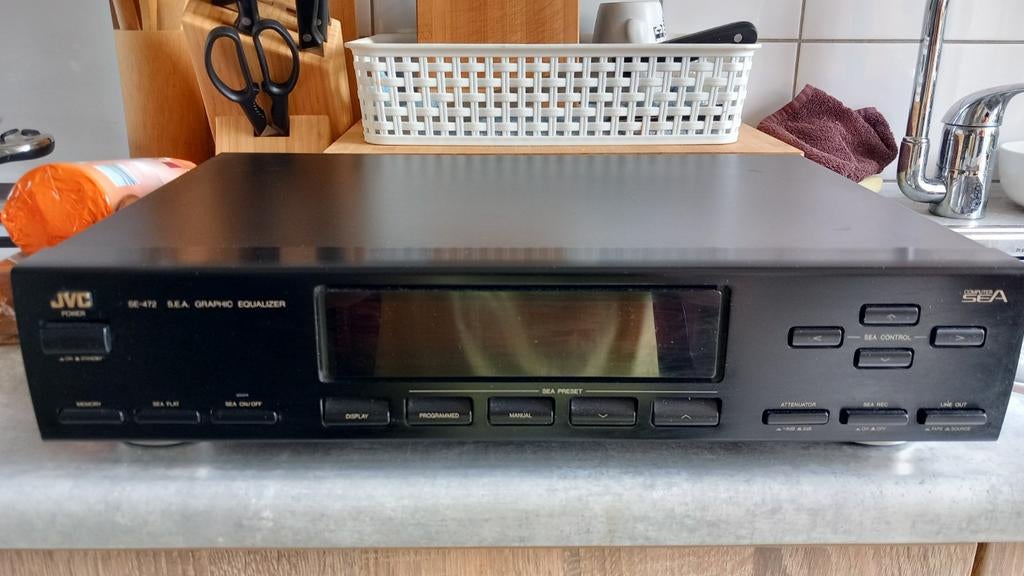 JVC S.E.A. Graphic Equalizer SE-472BK, Audio, Tv en Foto, Versterkers en Receivers, JVC, Ophalen of Verzenden, Minder dan 60 watt