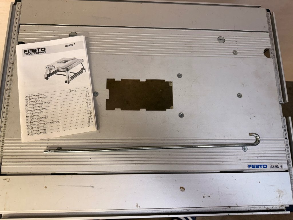 Festo Basis 4 voor decoupeerzaag, Ophalen, 70 mm of meer, Overige typen, Minder dan 600 watt