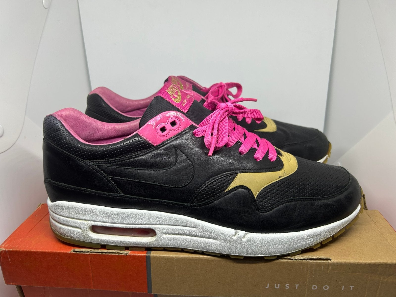 Nike air max 1 Kid robot maat 45.5 patta prime woei supreme, Zwart, Ophalen of Verzenden, Sneakers of Gympen, Gedragen