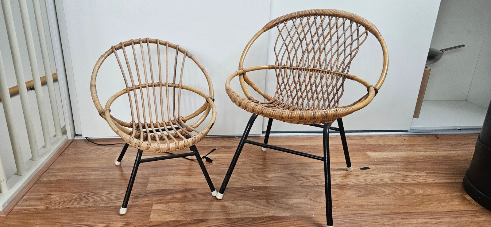 Unieke Set! Vintage Rohé Noordwolde Rotan Stoelen, Ophalen