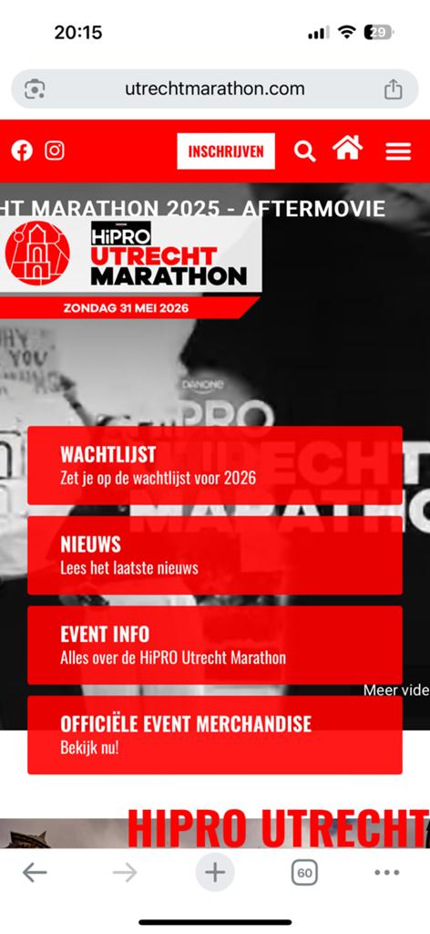 Startbewijs Hipro Utrecht Marathon (42KM), Ophalen, Nieuw, Overige typen, Overige merken