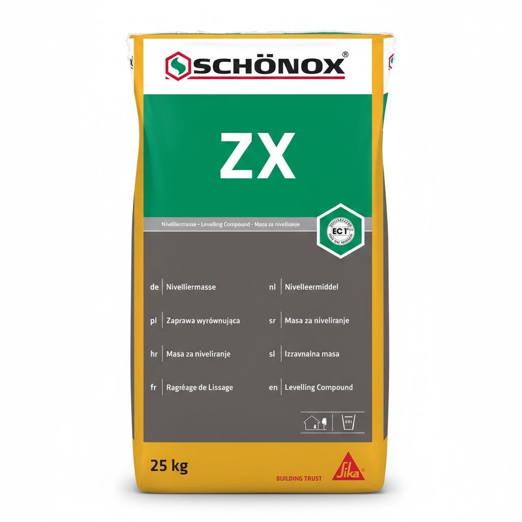 Schönox ZX — Cementgebonden Egaline Watervast 25 kg, Ophalen, Nieuw