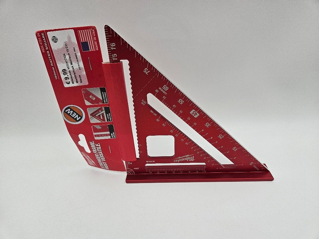 Milwaukee 4932472124 Meetdriehoek Metrisch 18 Cm | Nieuw, Ophalen of Verzenden, Nieuw, Milwaukee