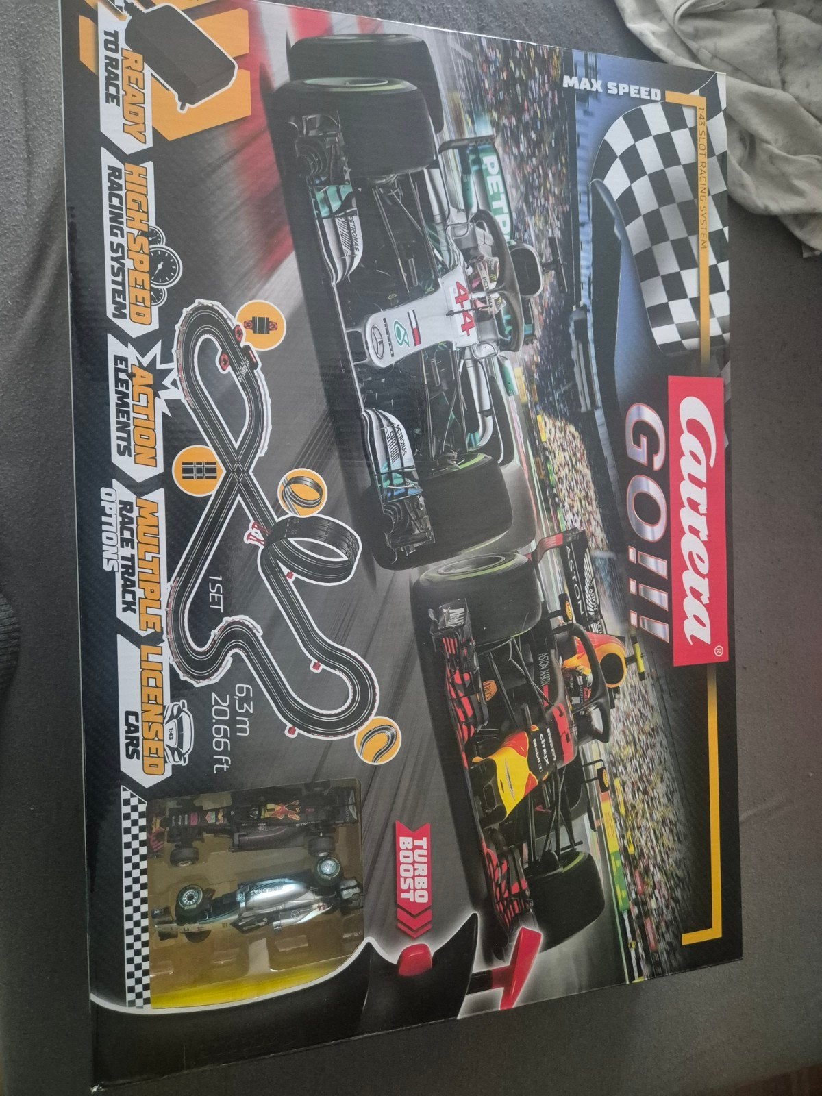 Carrera GO!!! Racebaan met F1 auto's - Nieuw in doos, Racebaan, Carrera, Nieuw, Ophalen of Verzenden