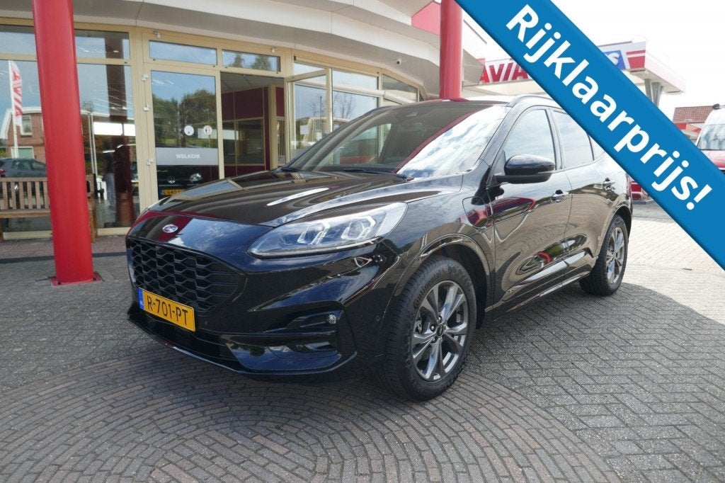 Ford KUGA 2.5 PHEV ST-LINE X  HUD/CAMERA.ECC/LED/B&O/ELEKTR., Auto's, 14 kWh, Gebruikt, 4 cilinders, Met garantie (alle)