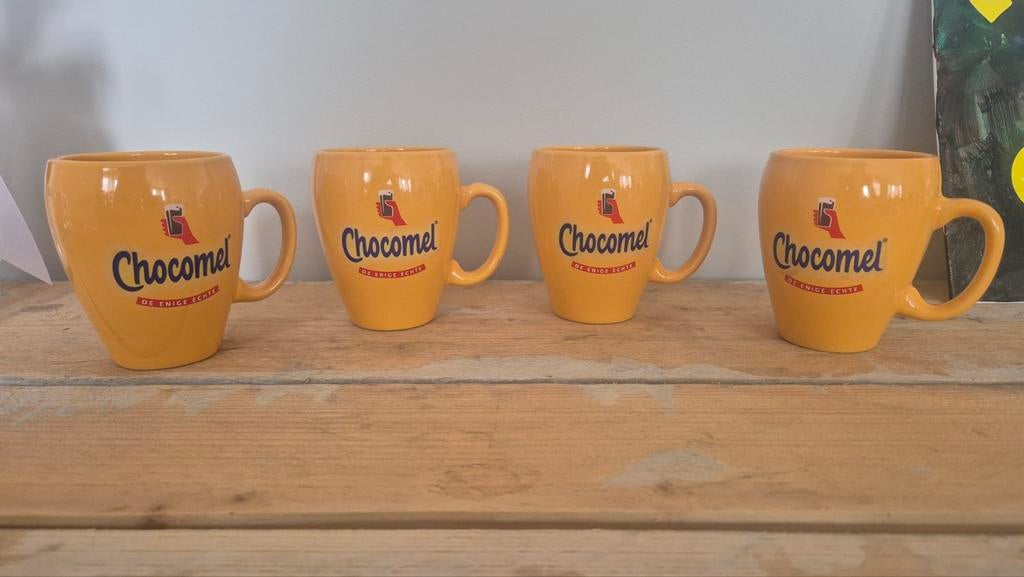 Chocomel kopjes, Verzamelen, Glas en Borrelglaasjes, Ophalen, Zo goed als nieuw, Overige typen