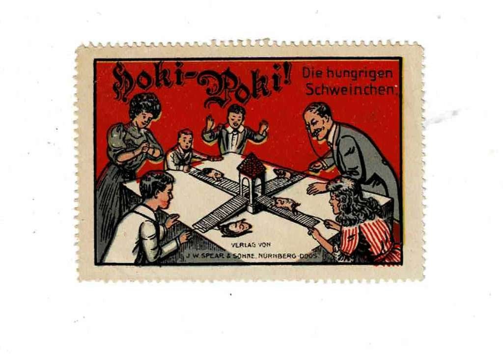 Oude Duitse sluitzegel van "HOKI - POKI", Verzamelen, Verzenden, Zo goed als nieuw, Overige typen