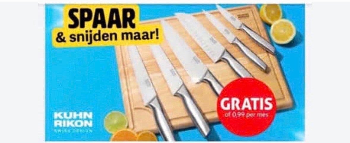 24 Hoogvliet Messenactie zegels - Spaar voor Kuhn Rikon mess, Ophalen, Nieuw