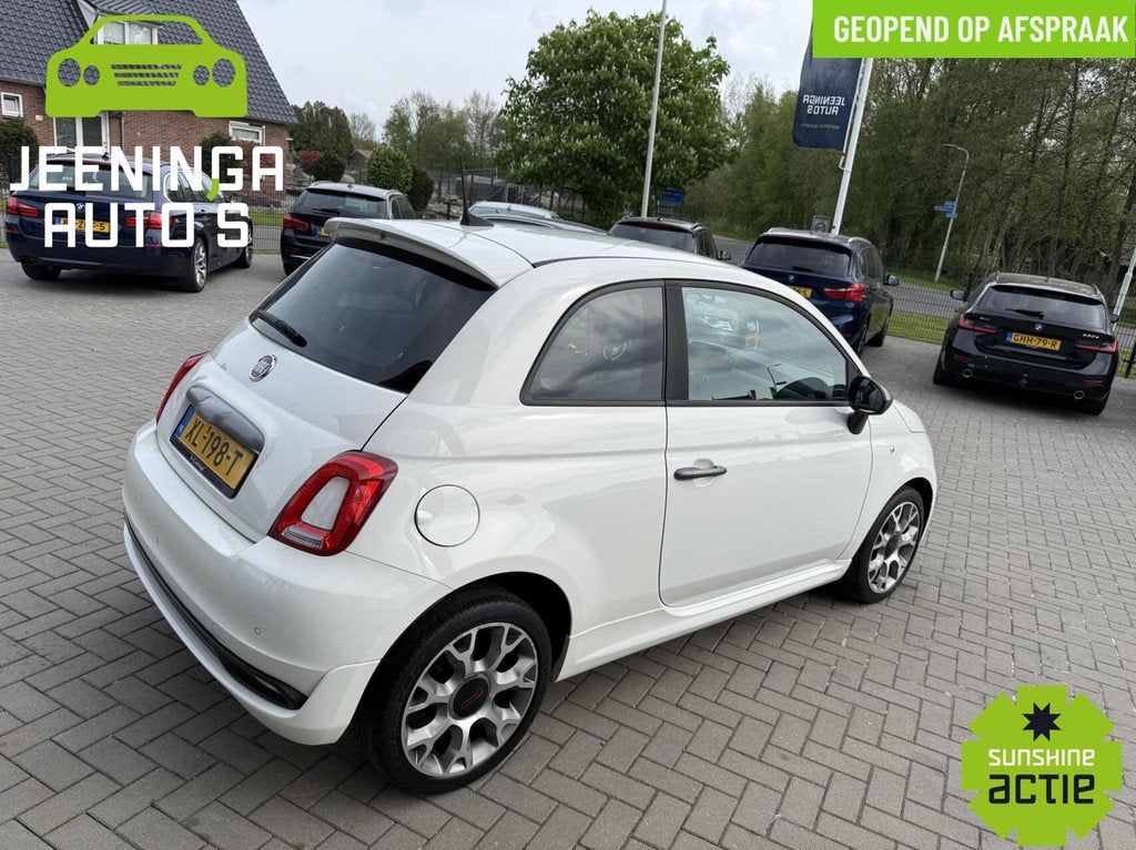 Fiat 500 0.9 TwinAir Turbo Sport|Clima|PDC|AppleCarPlay, Auto's, Fiat, Voorwielaandrijving, Leder en Stof, Origineel Nederlands