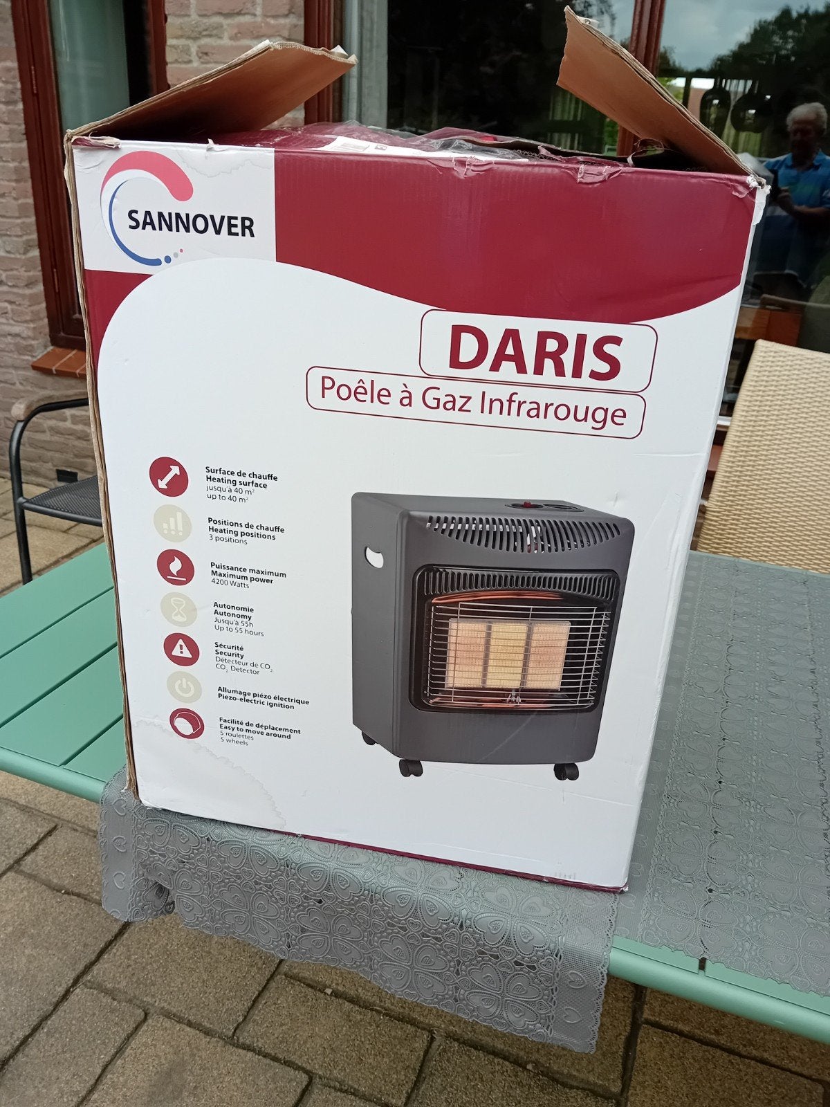 Kampeer kachel, Huis en Inrichting, Kachels, Ophalen, Gas, Nieuw, Vrijstaand