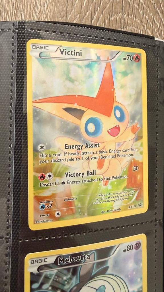 Pokémon Kaarten: Mythical collection, volledige promo set., Ophalen of Verzenden, Zo goed als nieuw, Meerdere kaarten, Foil