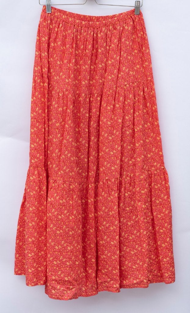 Maxi rok, Maat 38/40 (M), Meerkleurig, Ophalen of Verzenden, Gedragen