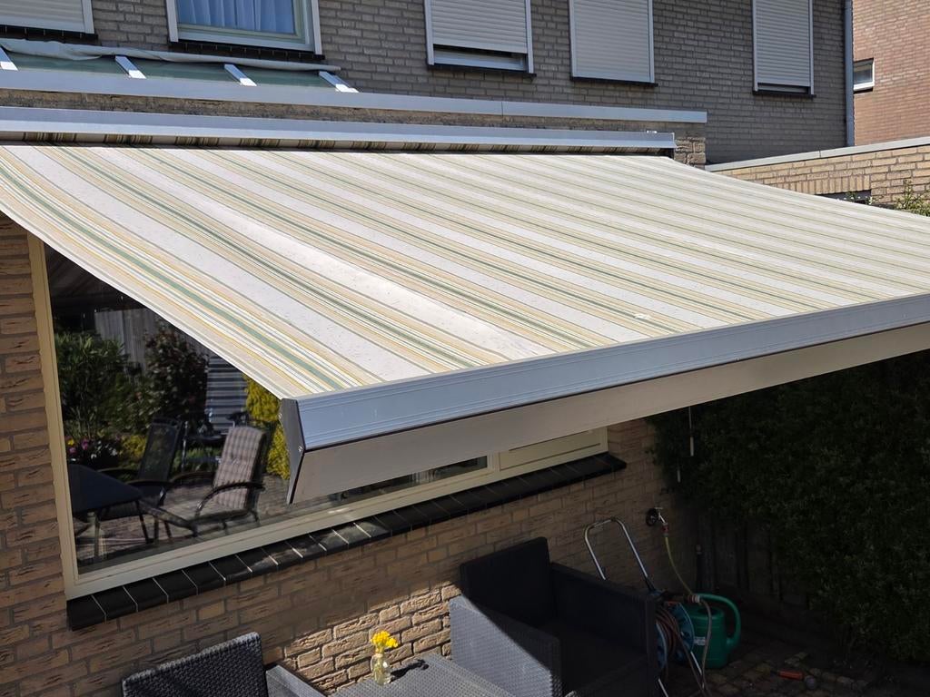 Zonnescherm, 150 tot 300 cm, Ophalen, Gebruikt, Knikarmscherm