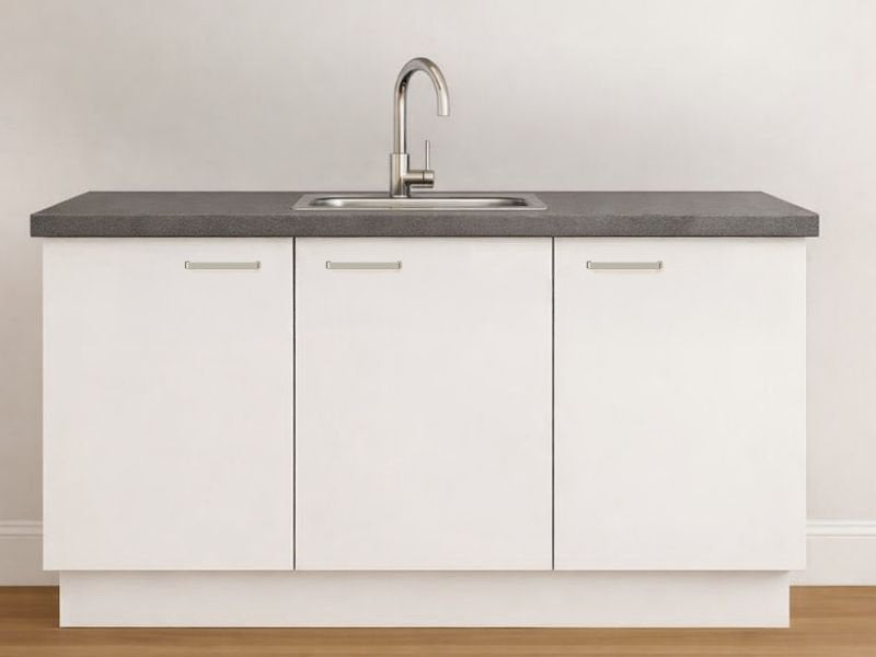Keuken 180 cm - Nieuw - Voorgemonteerd - Duitse kwaliteit, Ophalen, Wit, UWKEUKENKAST.NL, Nieuw