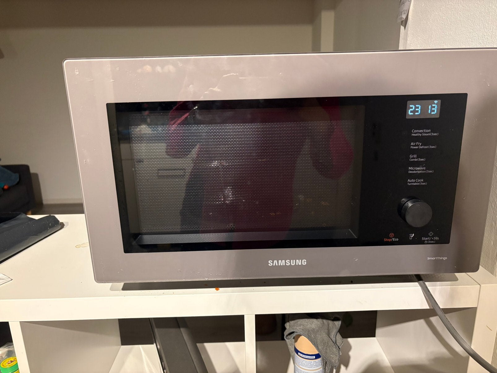 Zo goed als nieuwe Samsung combimagnetron (32 liter, 900W)., Ophalen, Zo goed als nieuw, Oven