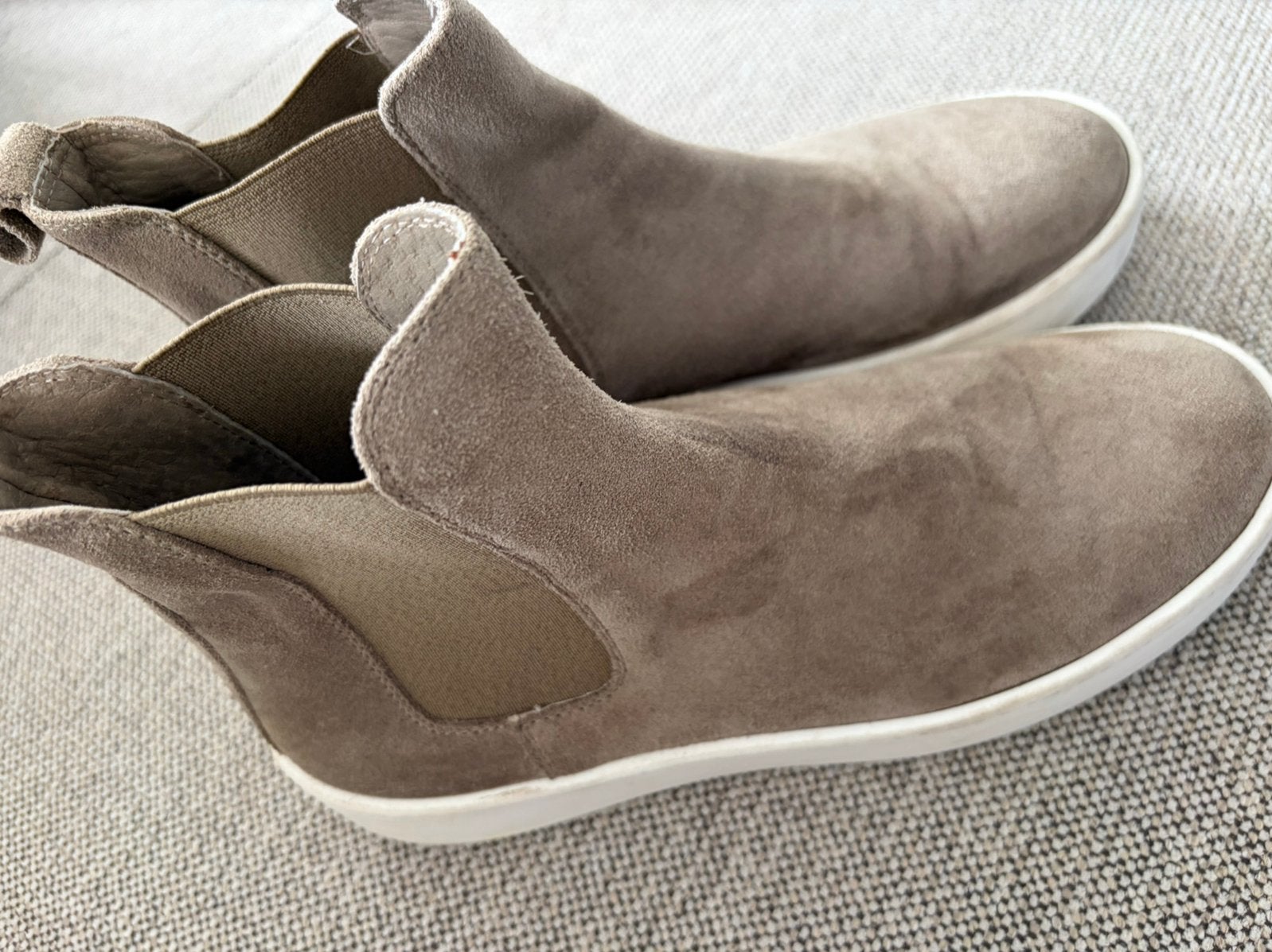 Zuss beige enkellaarsjes maat 39, Beige, Lage of Enkellaarzen, Ophalen of Verzenden, Gedragen