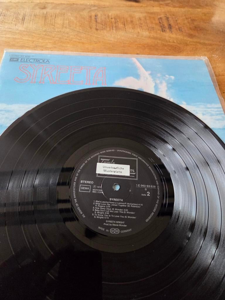 Syreeta (1972) - ULTRA RARE German Promo "Musterplatte" - AS, Ophalen of Verzenden, Zo goed als nieuw, 12 inch