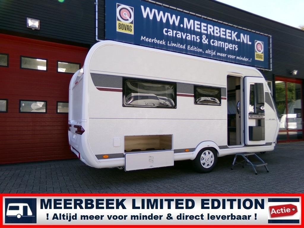 Hobby De Luxe 460 LU 2027 NIEUWSTE MODEL !, Caravans en Kamperen, Serviceluik, Standaardzit, Hobby, Particulier