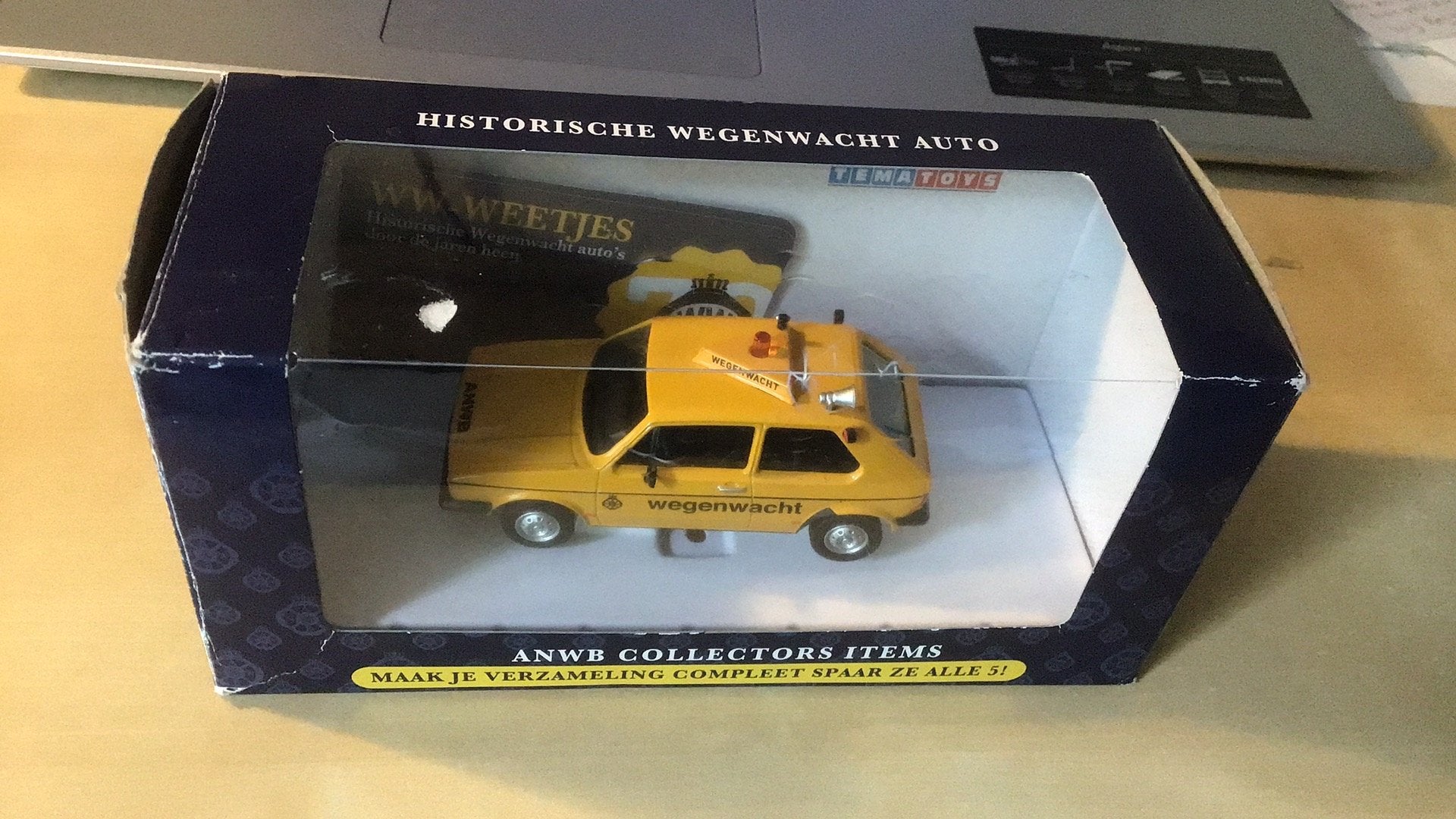 VOLKSWAGEN GOLF WEGENWACHT ANWB 80 + 1e DAG ENVELOP 1983, Hobby en Vrije tijd, Modelauto's | 1:43, Ophalen of Verzenden, Auto