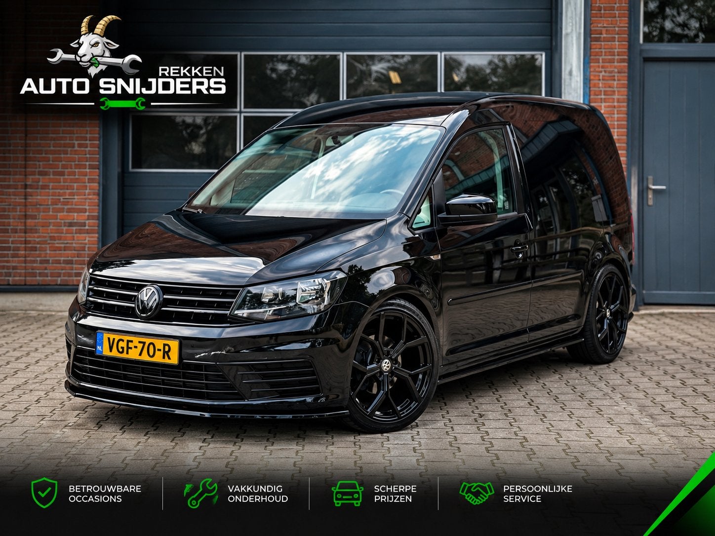 Volkswagen Caddy 2.0 TDI 75pk 2020 Zwart MAXTON PAKKET, LUXE, Auto's, Voorwielaandrijving, 74 pk, 4 cilinders, Volkswagen