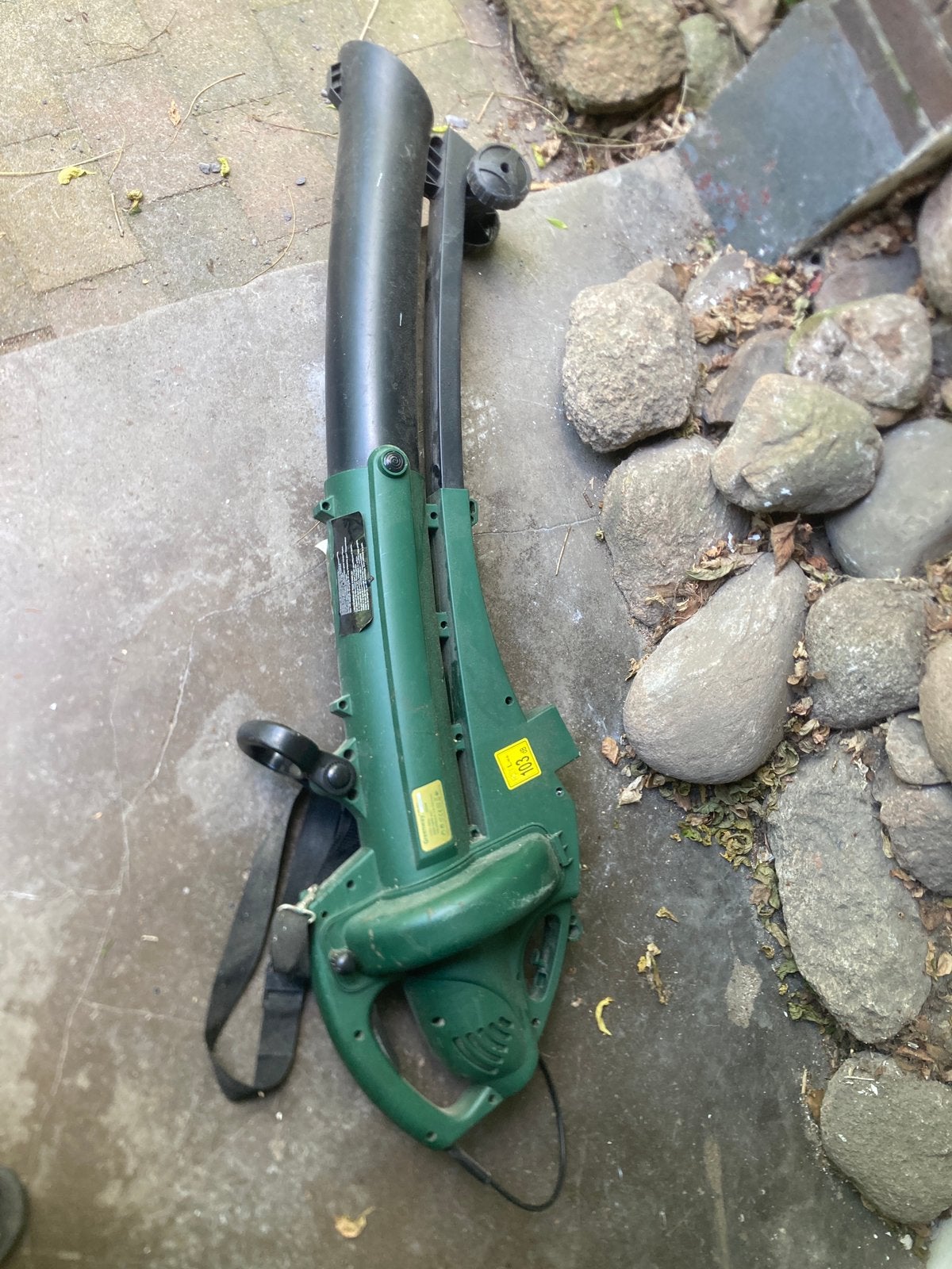 Bladblazer en -zuiger, Greenway BR-35V, 3000W,, Ophalen, Gebruikt, Elektrisch