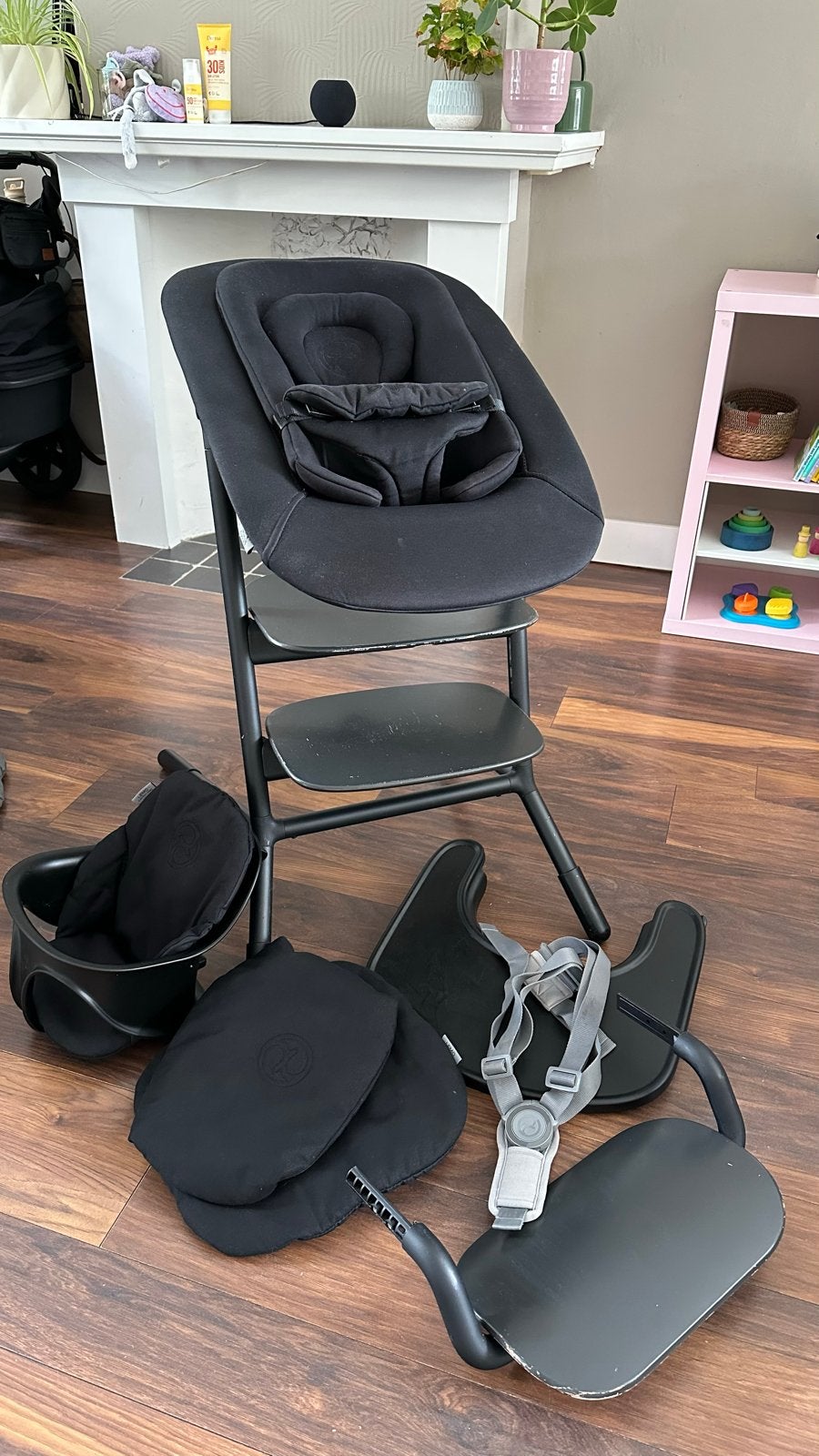 Cybex Lemo 4-in-1 kinderstoel met accessoires, Ophalen, Gebruikt, Meegroeistoel, Afneembaar eetblad