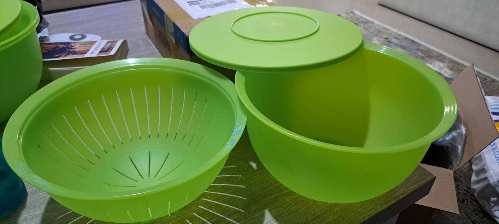 Tupperware Trendy Kom 4.3L met Vergiet - Nieuw, Ophalen of Verzenden, Nieuw