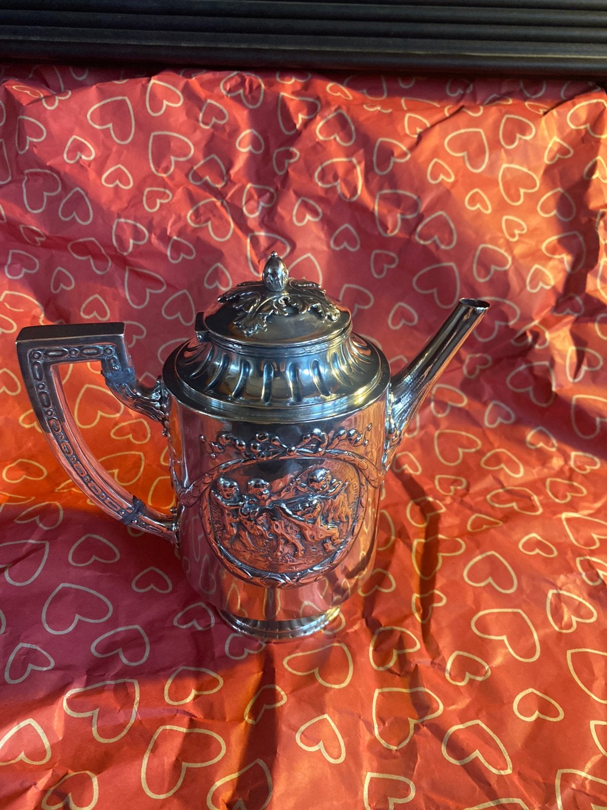 Zilveren theepot 1868, Antiek en Kunst, Antiek | Goud en Zilver, Ophalen of Verzenden, Zilver