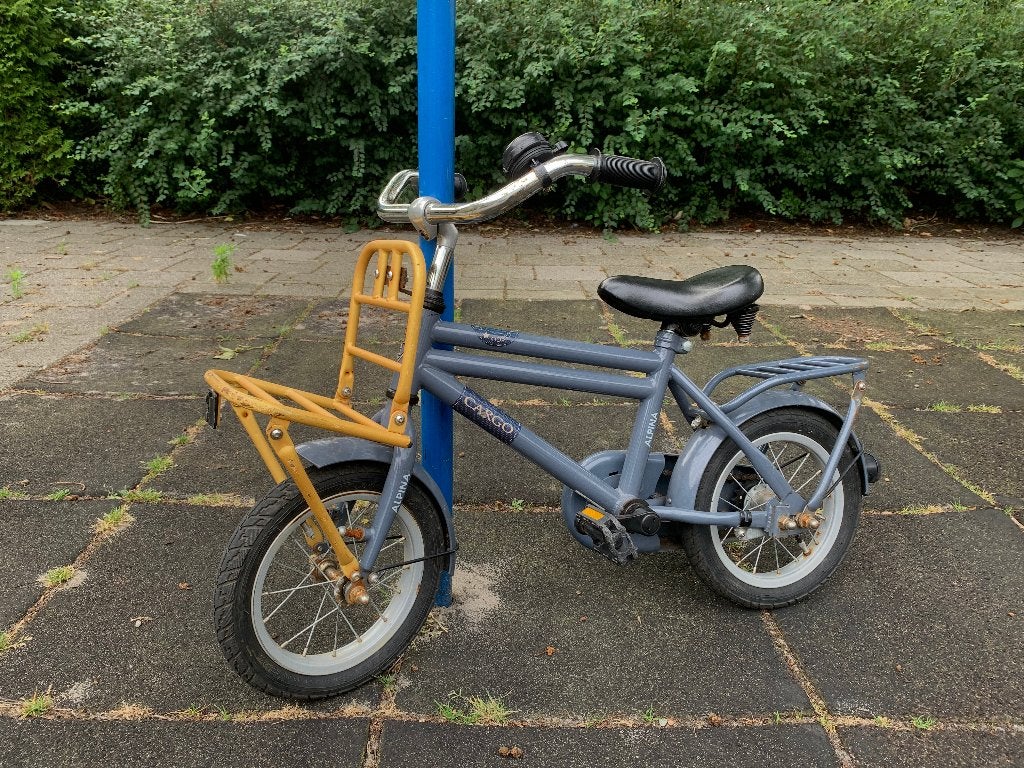 Alpina Cargo Kinderfiets | 16 inch, Fietsen en Brommers, Ophalen, Gebruikt, Terugtraprem, 16 tot 20 inch