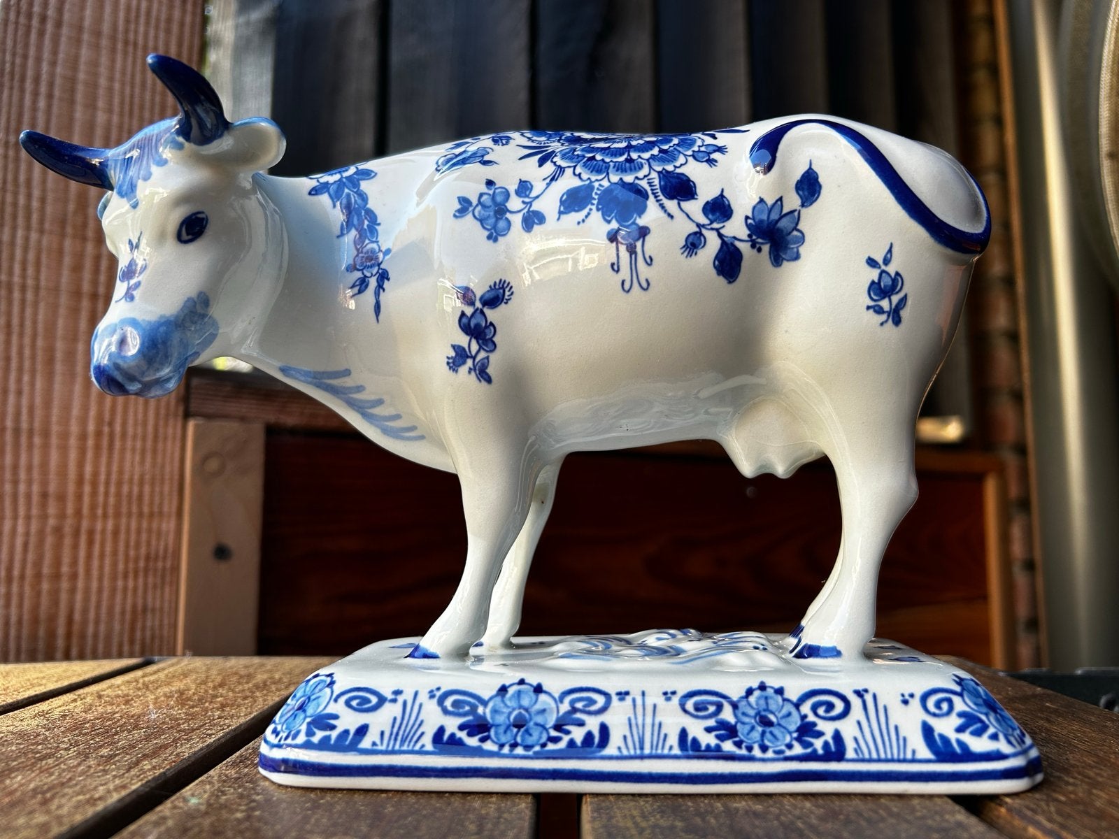 Delfts blauwe koe – De Porceleyne Fles Delft, Ophalen