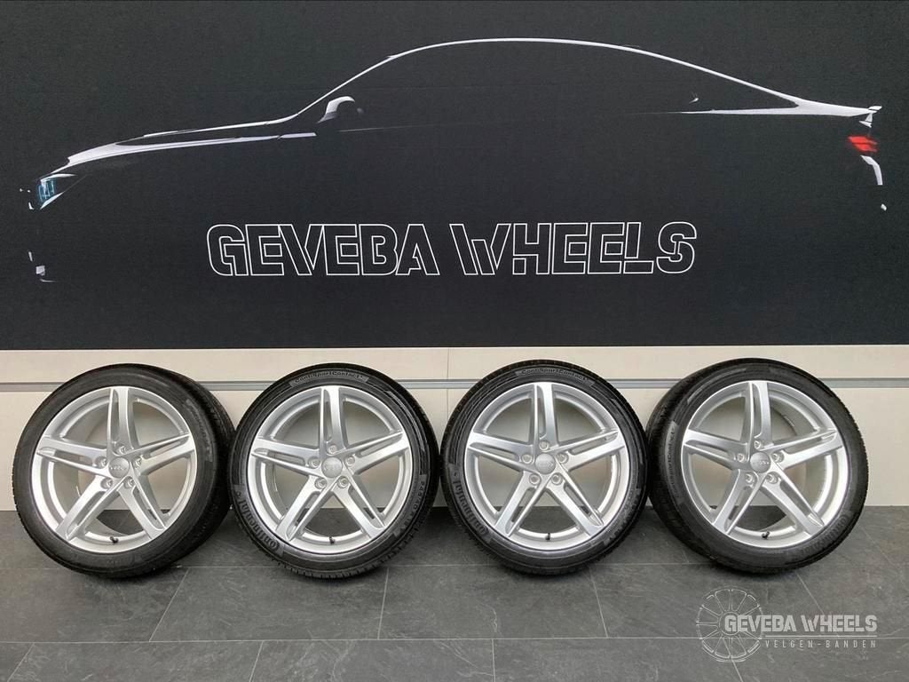18'' originele Audi A4 B8 / B9 velgen + banden 5x112    8K0, Auto-onderdelen, Banden en Velgen, 18 inch, -, -, Banden en Velgen