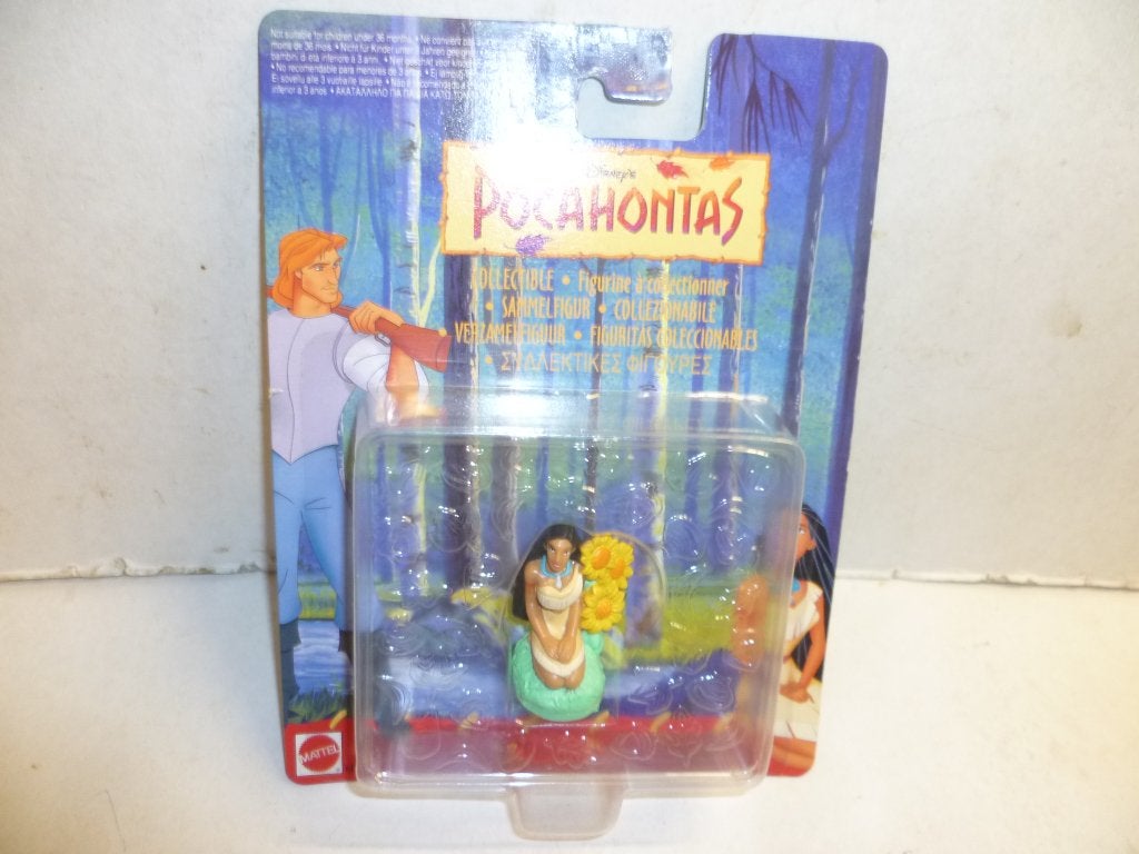 Disney Pocahontas figuurtje Mattel 1993 nieuw in blister., Ophalen of Verzenden, Pocahontas of Kl. Zeemeermin, Nieuw, Beeldje of Figuurtje