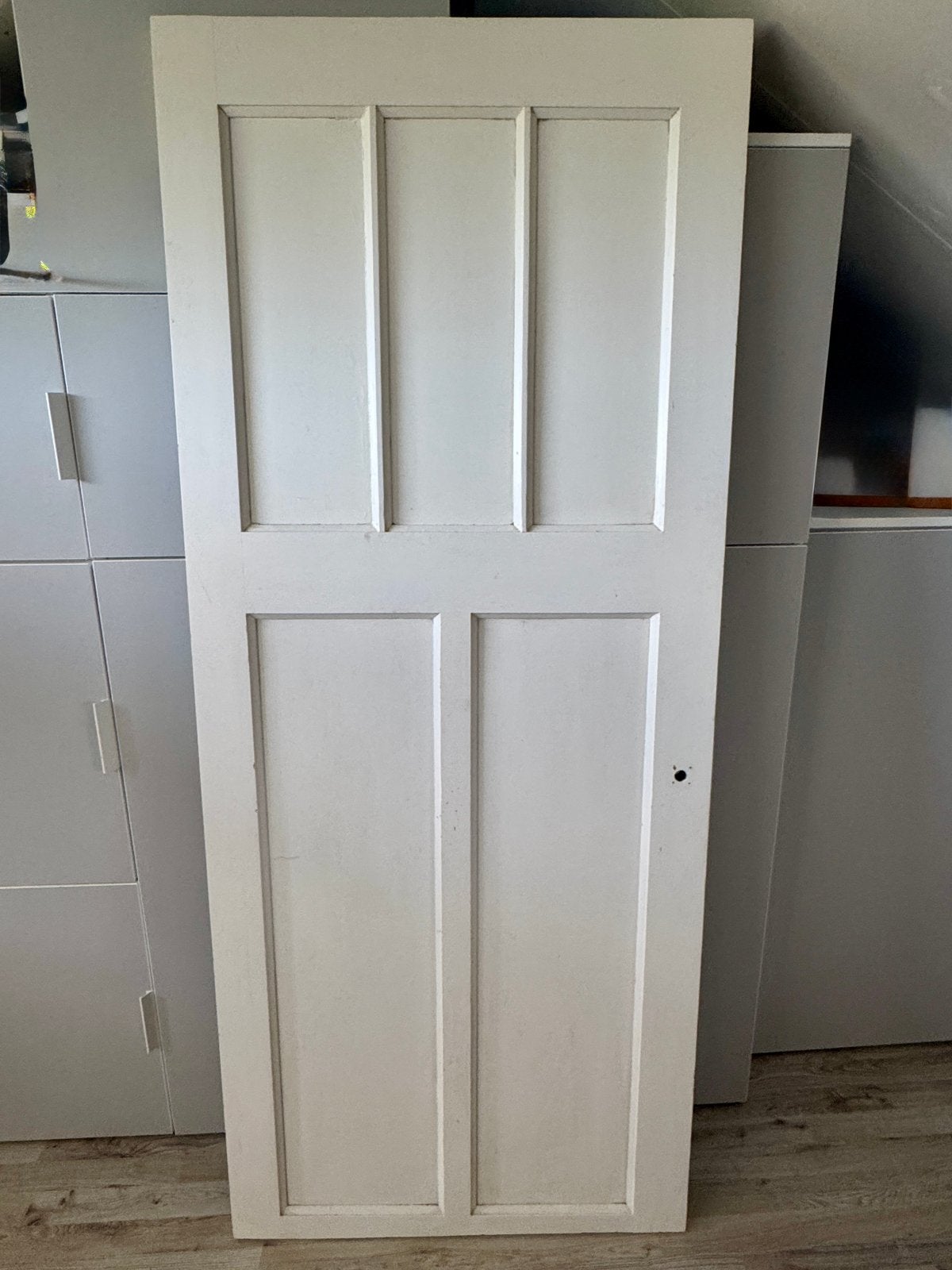 Paneeldeur jaren 30, Ophalen, Gebruikt, 80 tot 100 cm, Binnendeur