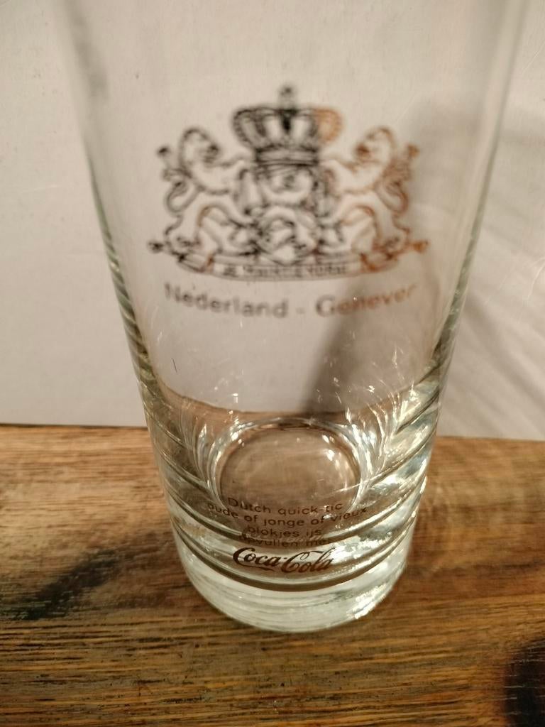 Coca Cola mix glas Nederland jenever., Verzamelen, Ophalen of Verzenden, Gebruikt, Overige typen
