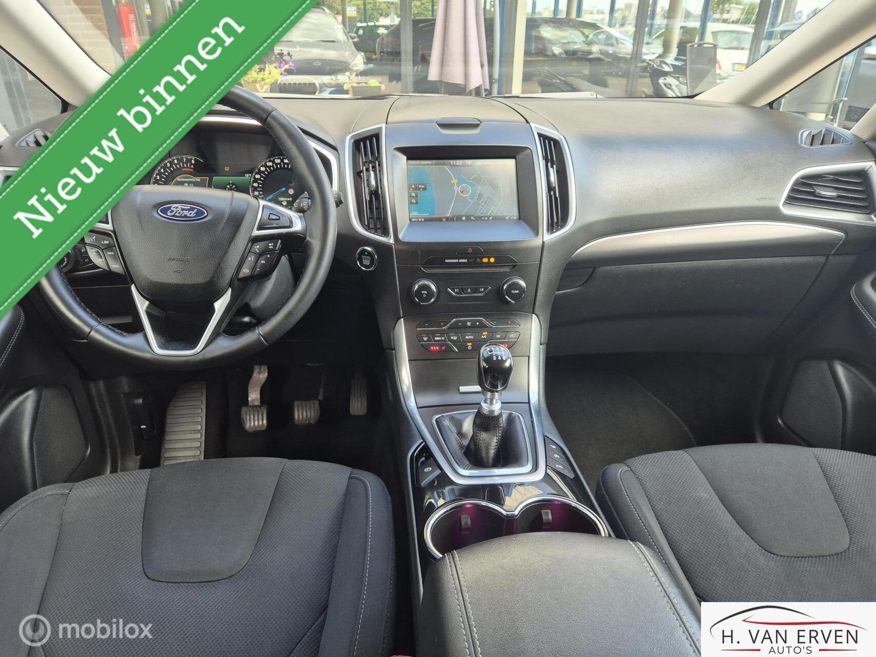 Ford S-Max 1.5 Titanium 7p. 1E EIGENAAR NAVI PDC 18" NAP, Auto's, Ford, Voorwielaandrijving, 15 km/l, 1498 cc, Euro 6