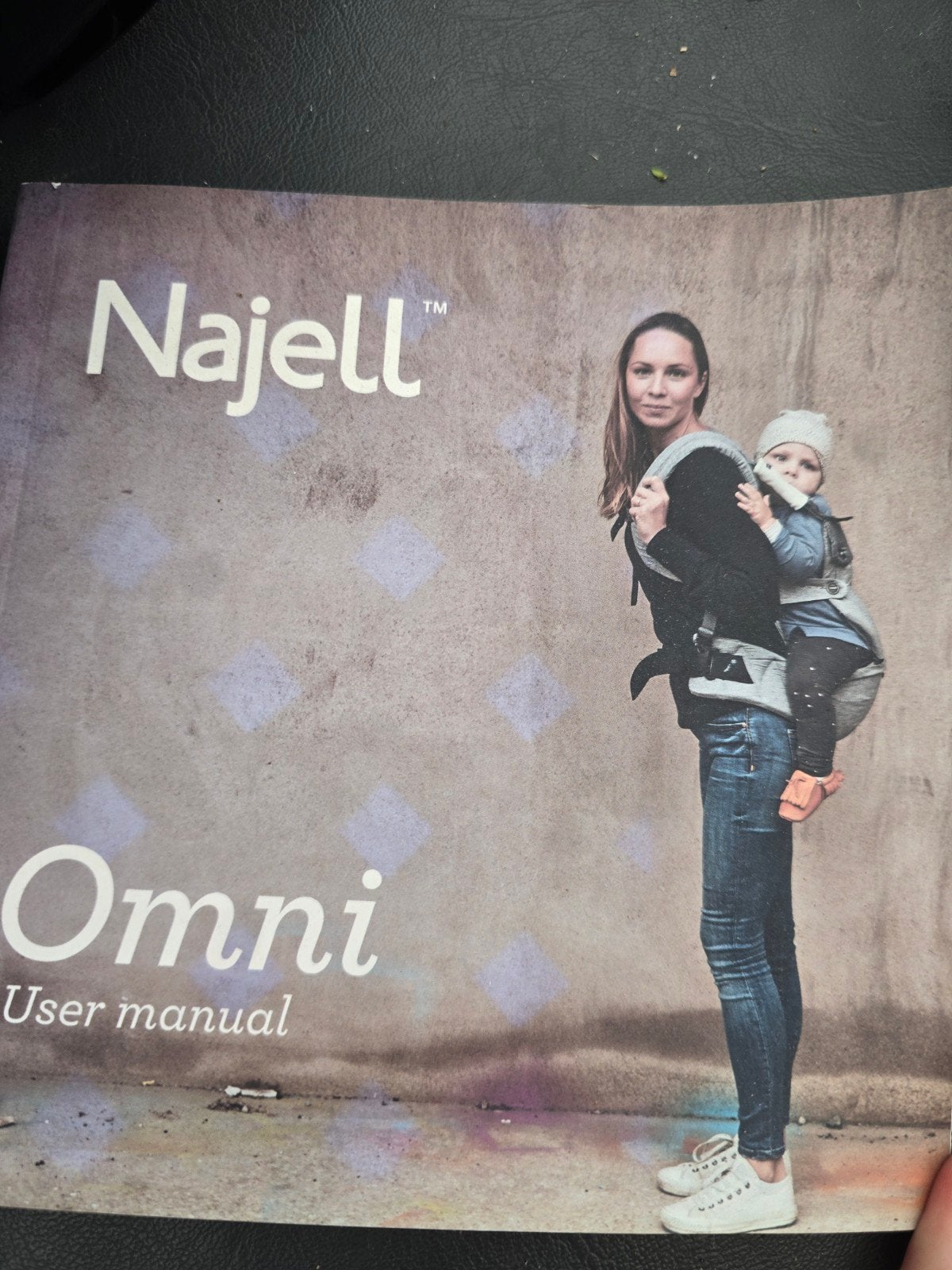 Najell Omni Draagzak - Grijs - Zo goed als nieuw, Overige merken, Buik of Rug, Ophalen of Verzenden, Zo goed als nieuw