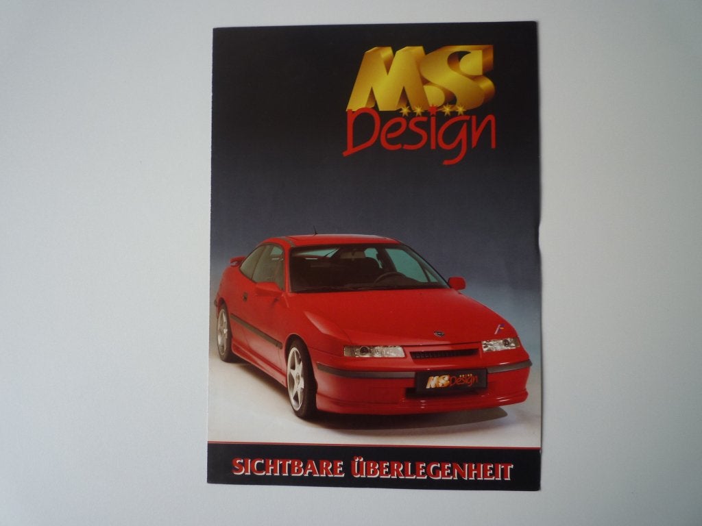 Opel Calibra, Montery, Corsa B 3x folders MS Design, Ophalen of Verzenden, Zo goed als nieuw, Opel