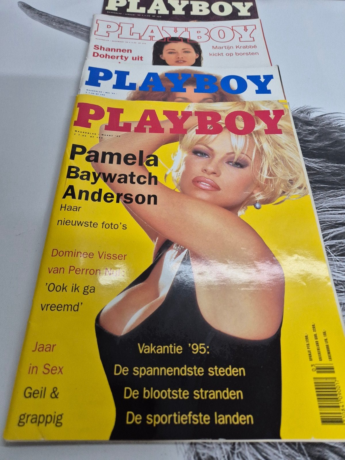 4 Playboy magazines uit 1994 en 1995, Ophalen of Verzenden, Gelezen, Overige typen