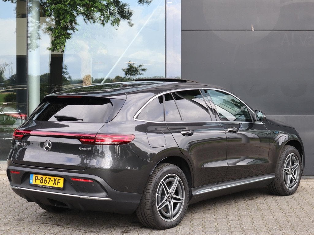 Mercedes-Benz EQC 400 4MATIC Business Solution AMG 80 kWh, Auto's, Mercedes-Benz, 80 kWh, Automatische klimaatregeling, Leder en Stof