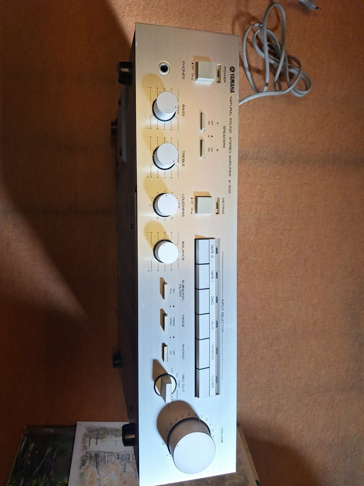 Yamaha Natural Sound Stereo Amplifier A-500, Ophalen, Gebruikt, Yamaha, 60 tot 120 watt