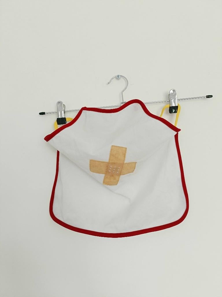 Doktersset kind wit schort pleister rode EHBO tas verkleed, Ophalen of Verzenden, Gebruikt, Jongen of Meisje